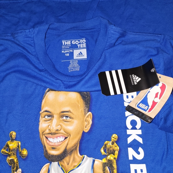NWT ADIDAS NBA MVP Stephen Curry Tshirt Sz. XL - Picture 3 of 5